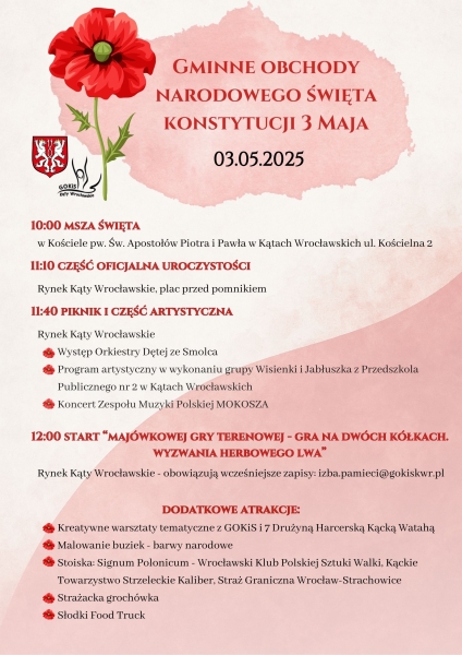 Obchody Święta Konstytucji 3 Maja